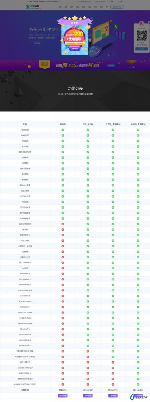 新梓航无限建站系统_duson_system V4.4.3多模板无限建站-吾爱学吧