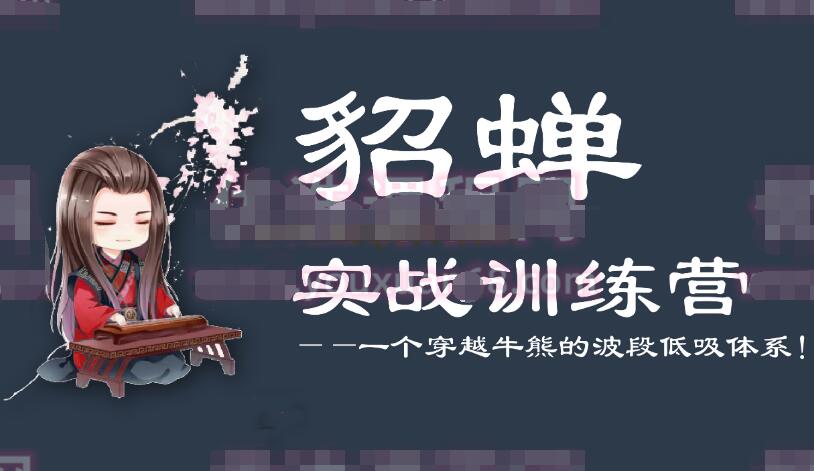 貂蝉论股·貂蝉波段训练营第7期（PDF）-吾爱学吧