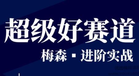 梅森投研课程·超级好赛道进阶实战视频-吾爱学吧