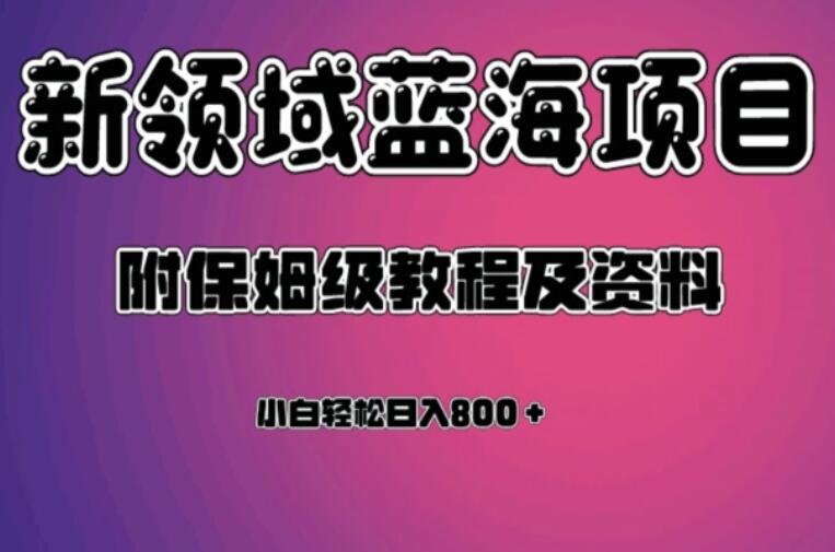 2023虚拟资源蓝海领域新项目教程，轻松日入800＋，附保姆级教程及资料-吾爱学吧