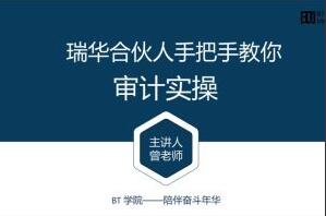 BT学院·瑞华合伙人手把手教你审计课程（百度网盘）-吾爱学吧