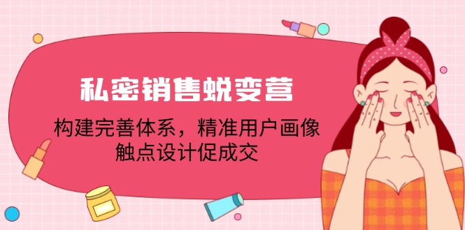 （12436期）私密销售蜕变营：构建完善体系，精准用户画像，触点设计促成交-吾爱学吧