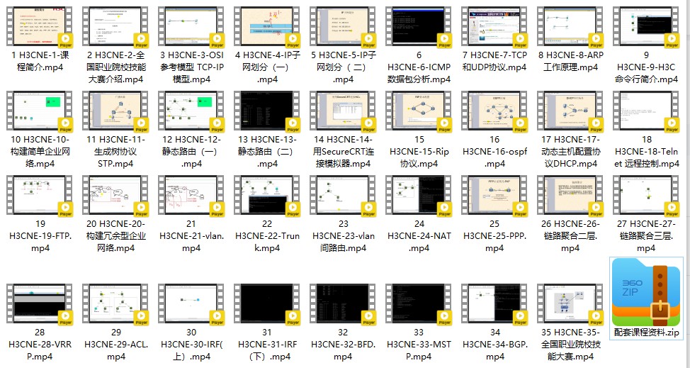 H3C-H3CNE 华三网络工程师从入门到精通自学视频课程[肖哥]-吾爱学吧